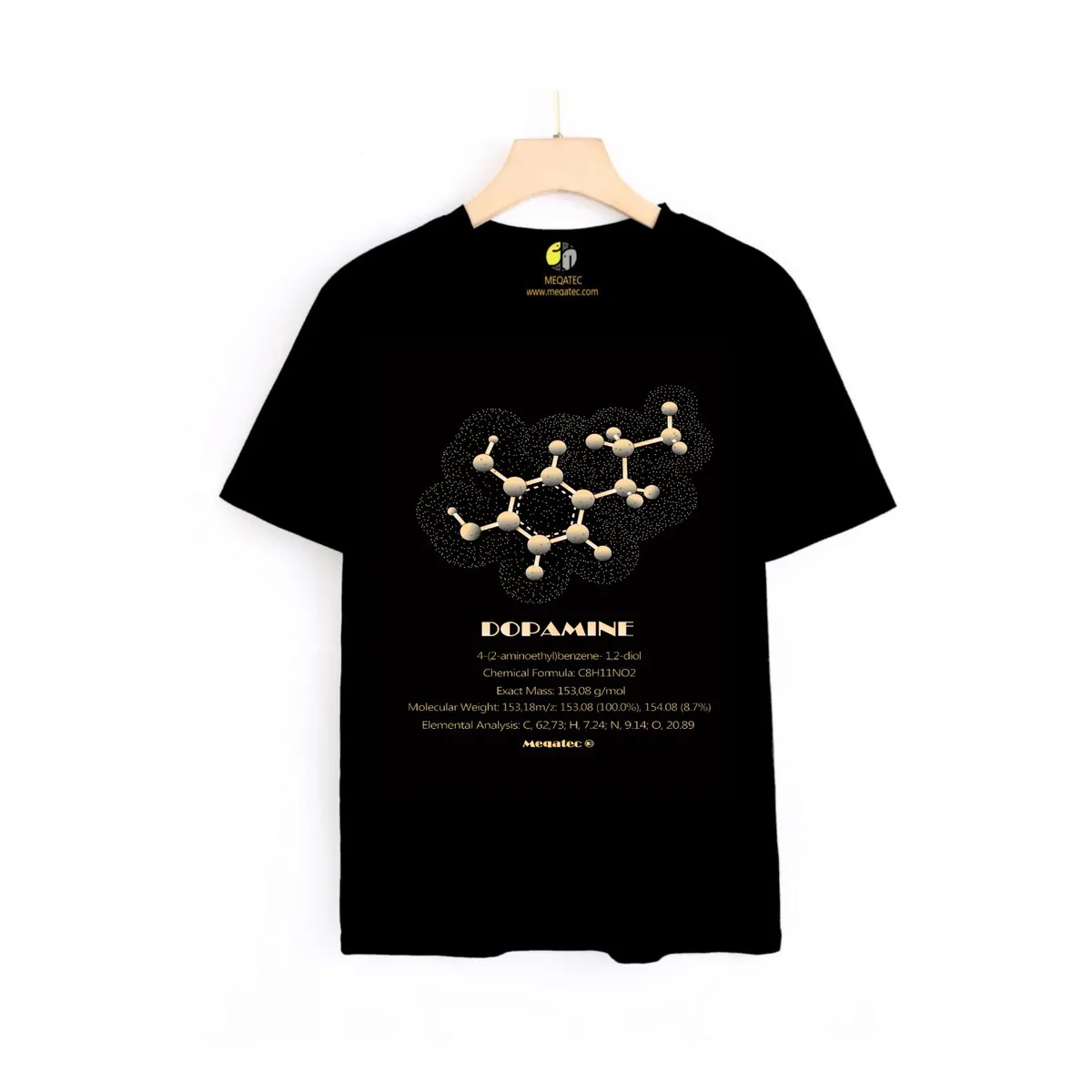 MEQATEC - POLERAS  NEURO-TRANSMISOR DOPAMINA UNISEX