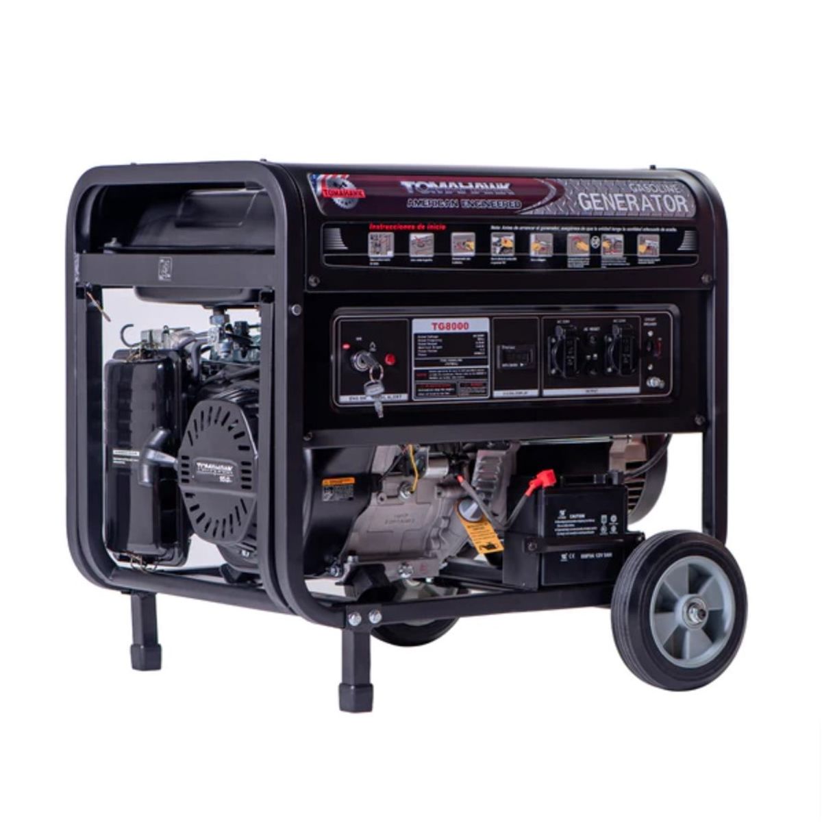 TOMAHAWK POWER - Generador 8Kva Tomahawk Power TG8000E PARTIDA ELÉCTRICA