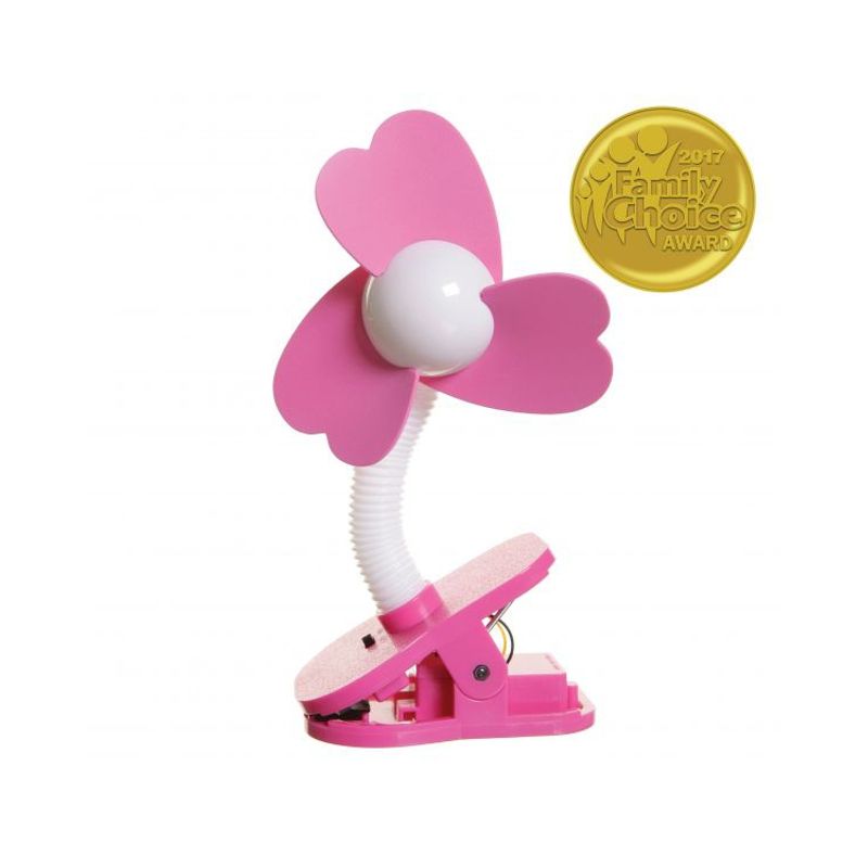 DREAM BABY - Ventilador Clip para Coches Bebés y Mas Rosado 0 Meses
