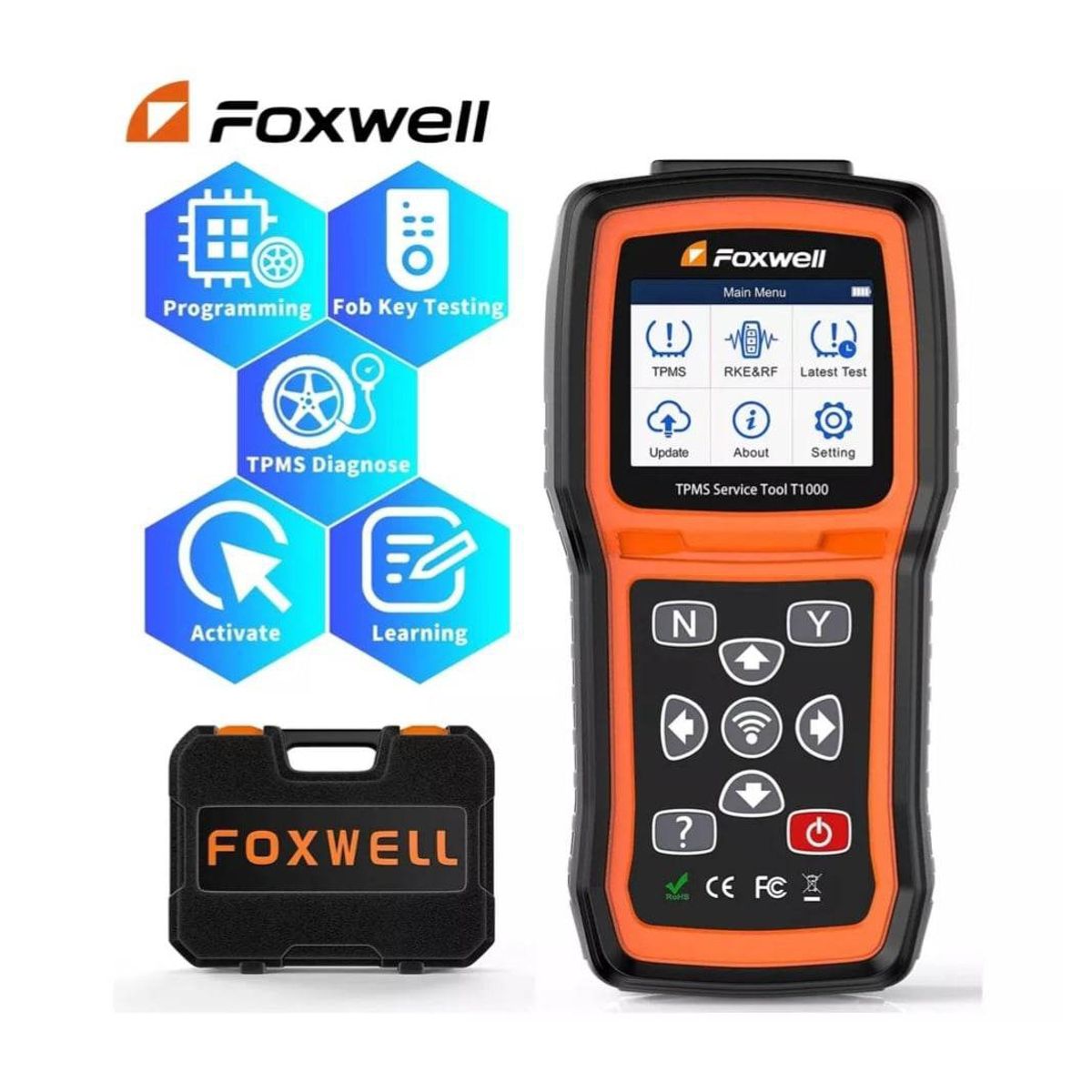GENERICO - Scanner Automotriz Foxwell T1000 TPMS