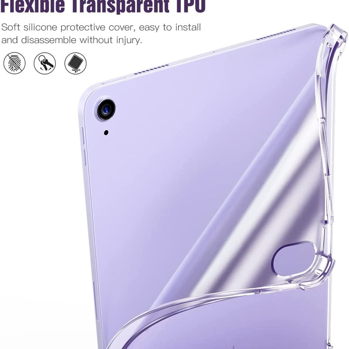 GENERICO - Carcasa Transparente Para iPad Air 4 y 5 Generacion 10.9 2020 2022