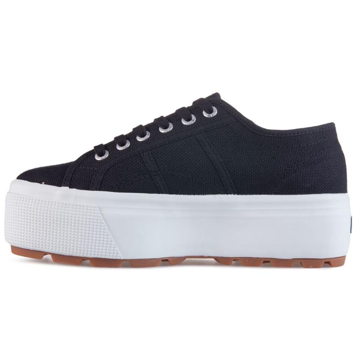 SUPERGA - Zapatilla 2790 Tank Cotw Black White - Negro