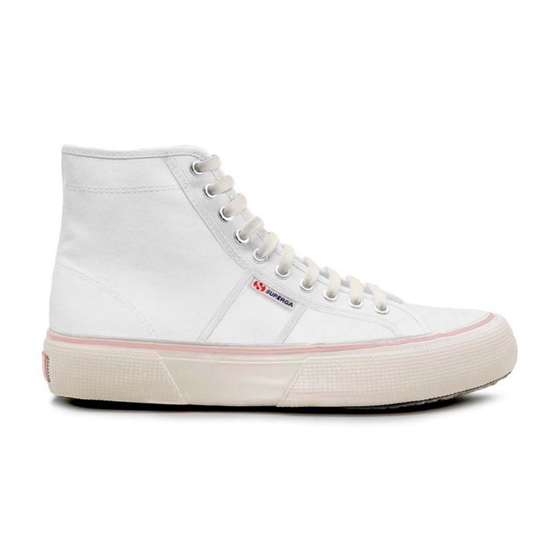 SUPERGA - Zapatilla 2494 Bold White Pink Skin - Blanco