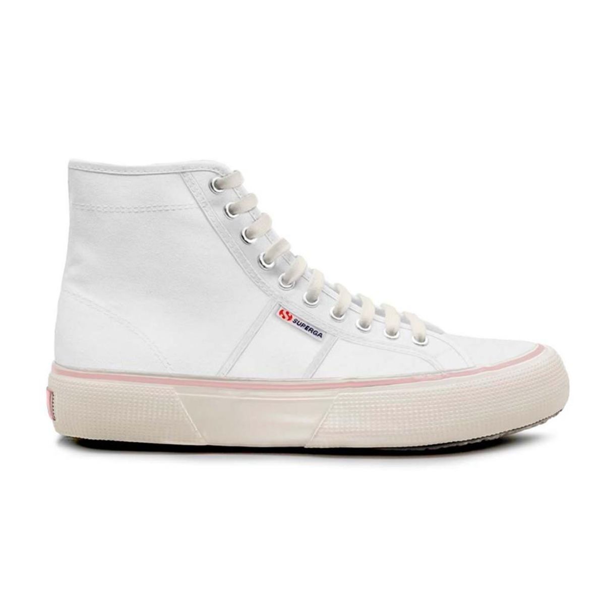 SUPERGA - Zapatilla 2494 Bold White Pink Skin SUPERGA