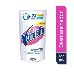 VANISH - Quitamanchas Líquido Gel Multiuso Blanco Total 800ml