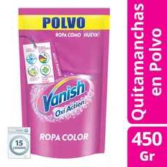 VANISH - Quitamanchas Polvo Rosa Repuesto 450gr
