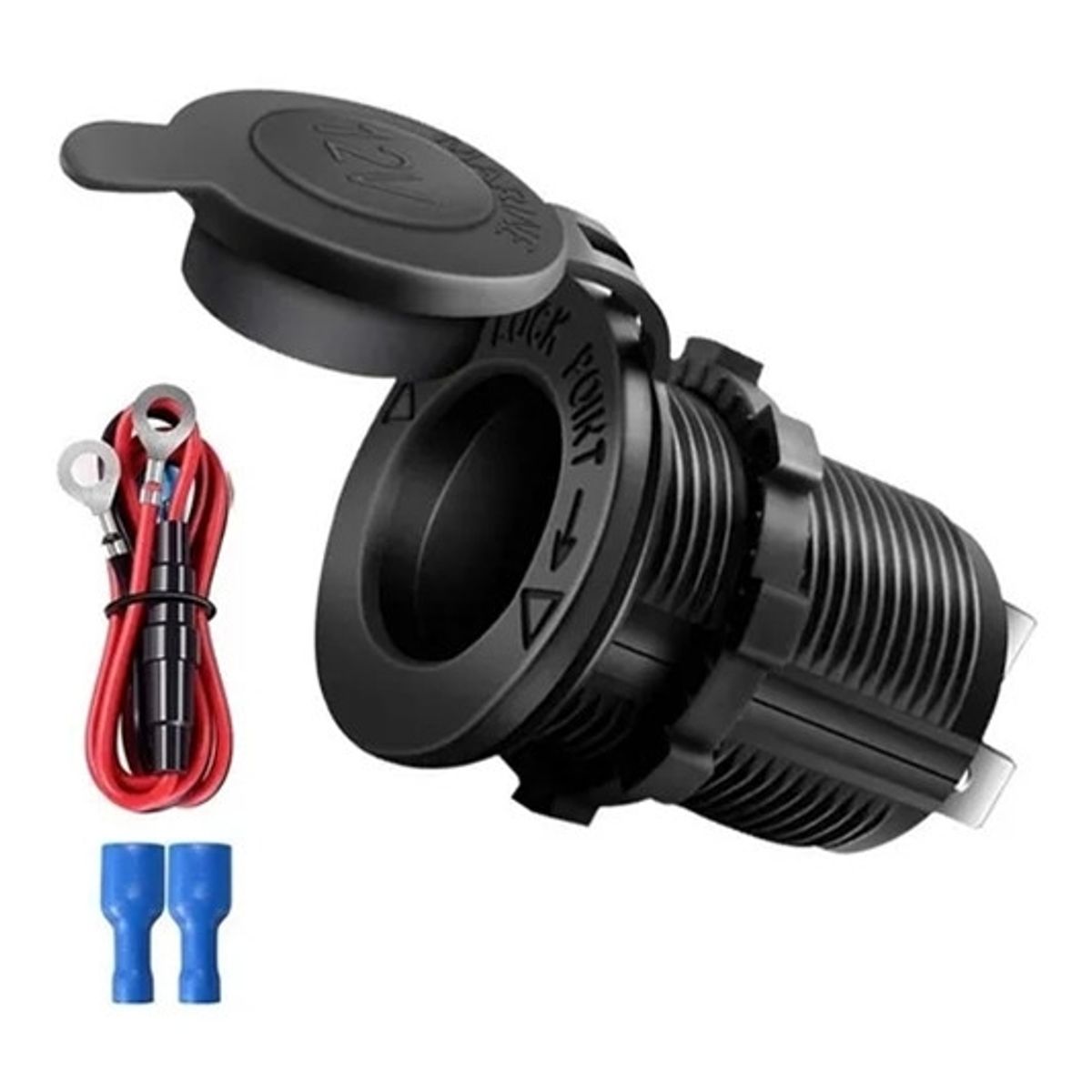 KUANGYE - Kit Enchufe Toma 12v 24v Auto Bus Camión Camper Embarcación