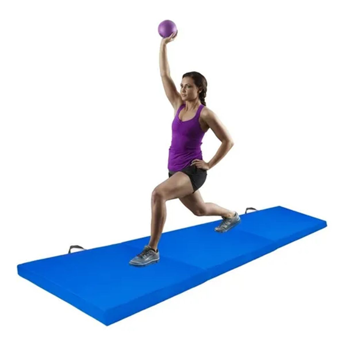 SDFIT - Colchoneta Plegable PU Lavable 3 Pliegues 150 x 50 x 5 cm