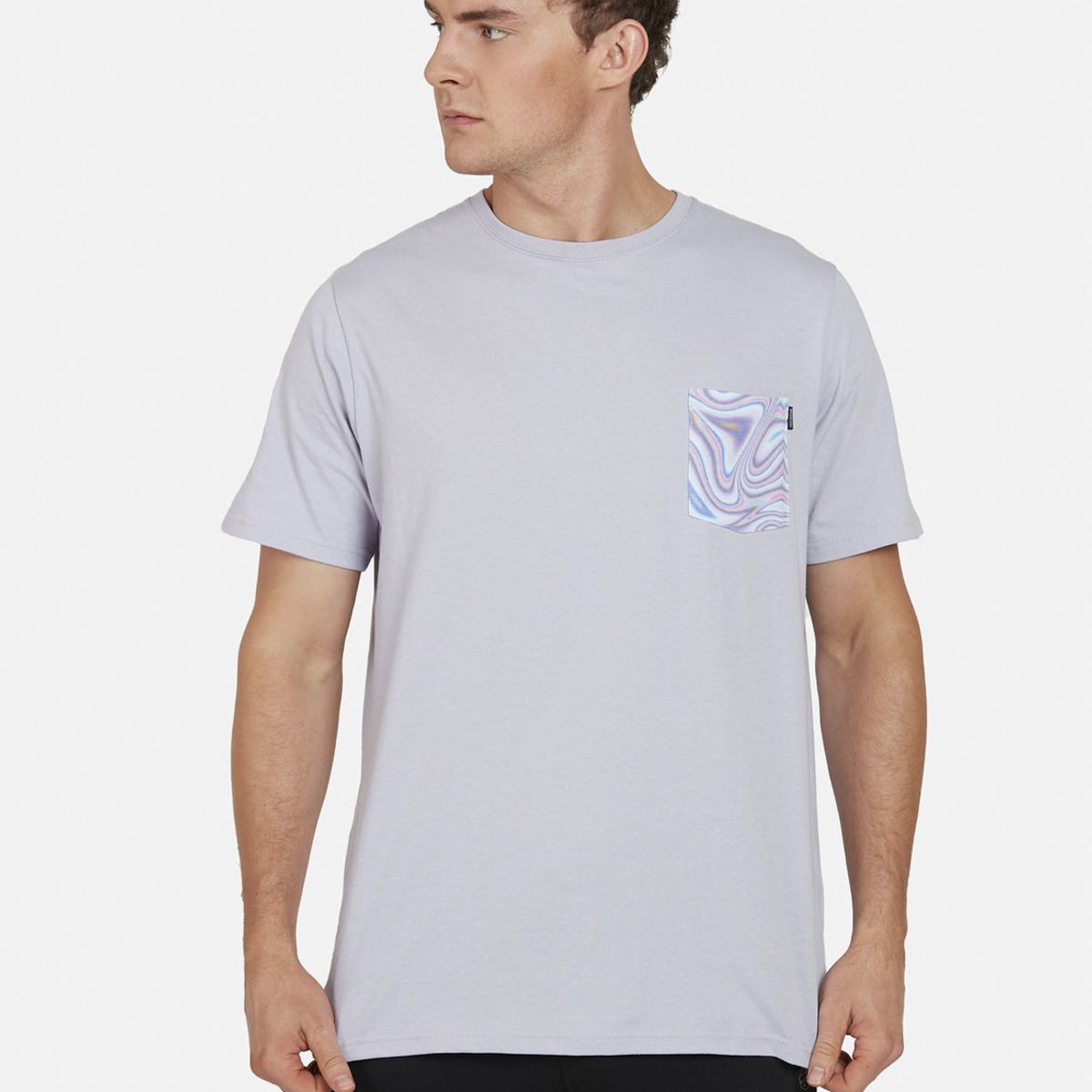 MAUI AND SONS - Polera POCKET PRINT Hombre Morado Maui and Sons