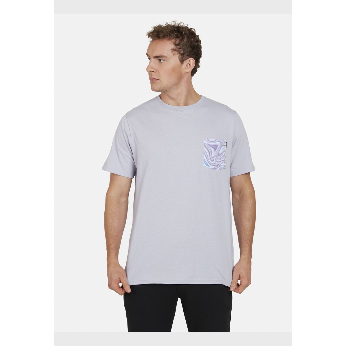 MAUI AND SONS - Polera POCKET PRINT Hombre Morado Maui and Sons