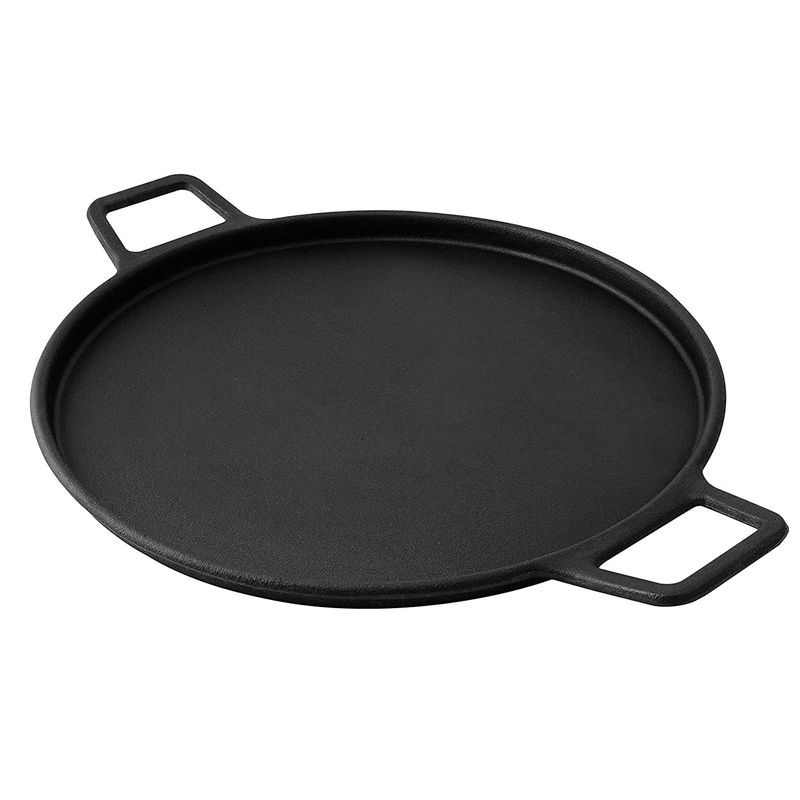 KENMORE - Plancha de hierro fundido para parrilla y cocina - Redonda