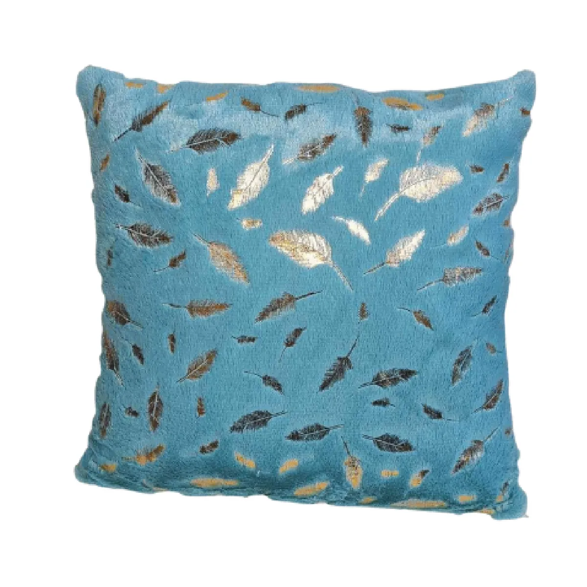 GENERICO - Funda Para Cojin De Plumas - Pelo Corto - Celeste