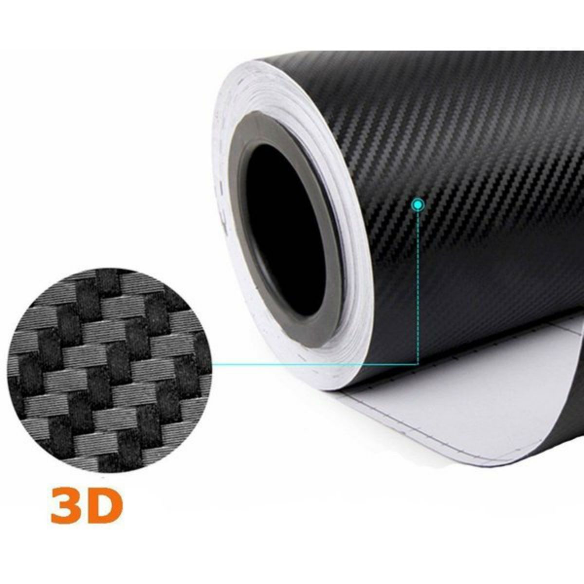 GENERICO - Papel Vinilo Fibra De Carbono 3d Universal Auto Karvas