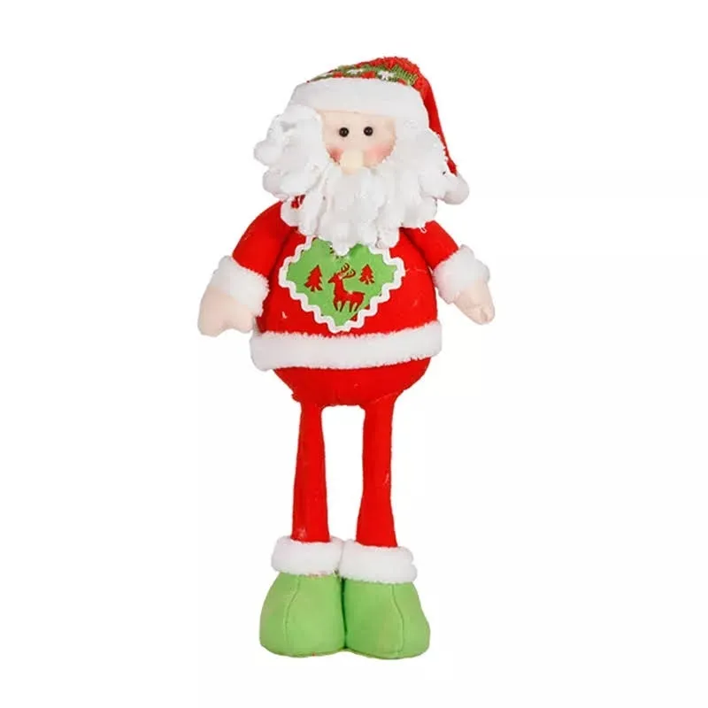 GENERICO - Pascuero Patas Largas Mono Navideño Retráctil Adorno Muñeco Navidad