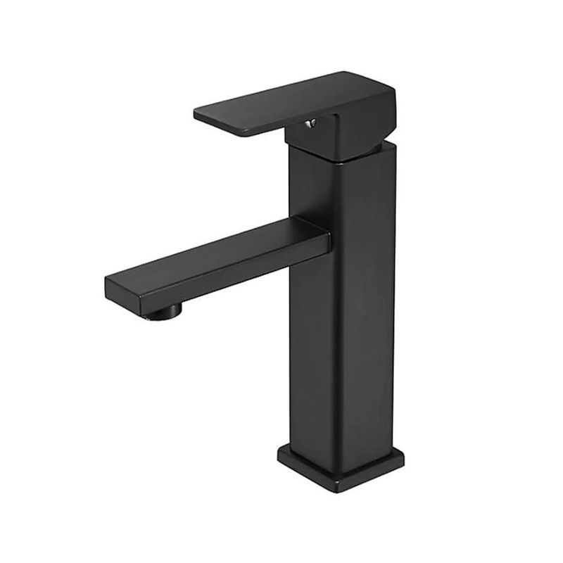 DETODOYMAS - Llave Monomando Vanitorio Acero Inoxidable Negro Mate DETODOYMAS
