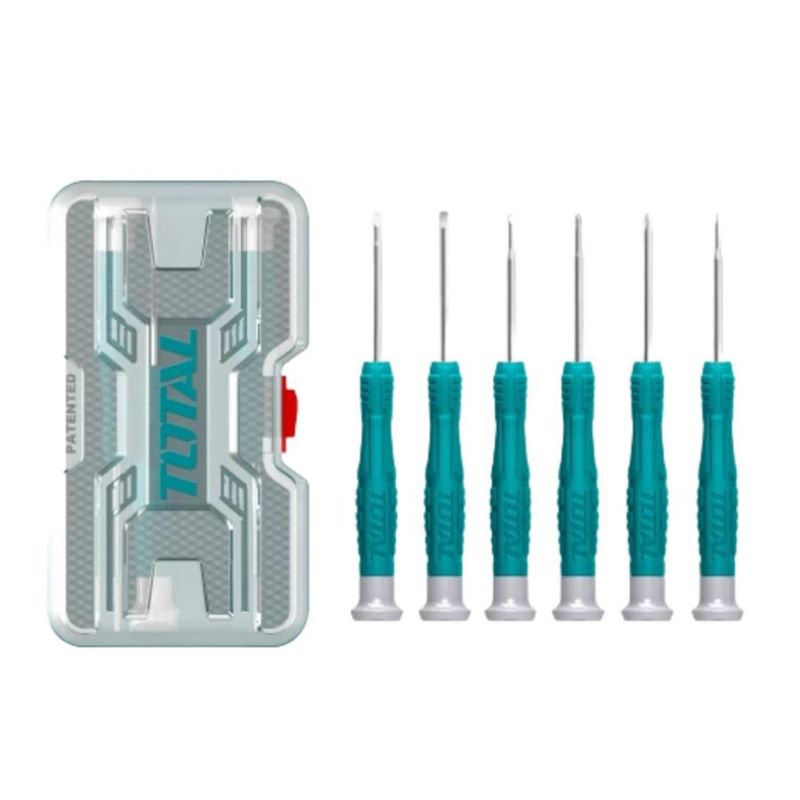 TOTAL TOOLS - Juego De Destornillador Relojero Por 6Pcs