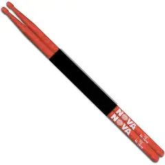 VIC FIRTH - Baqueta 7A Nova Punta de Madera Rojas