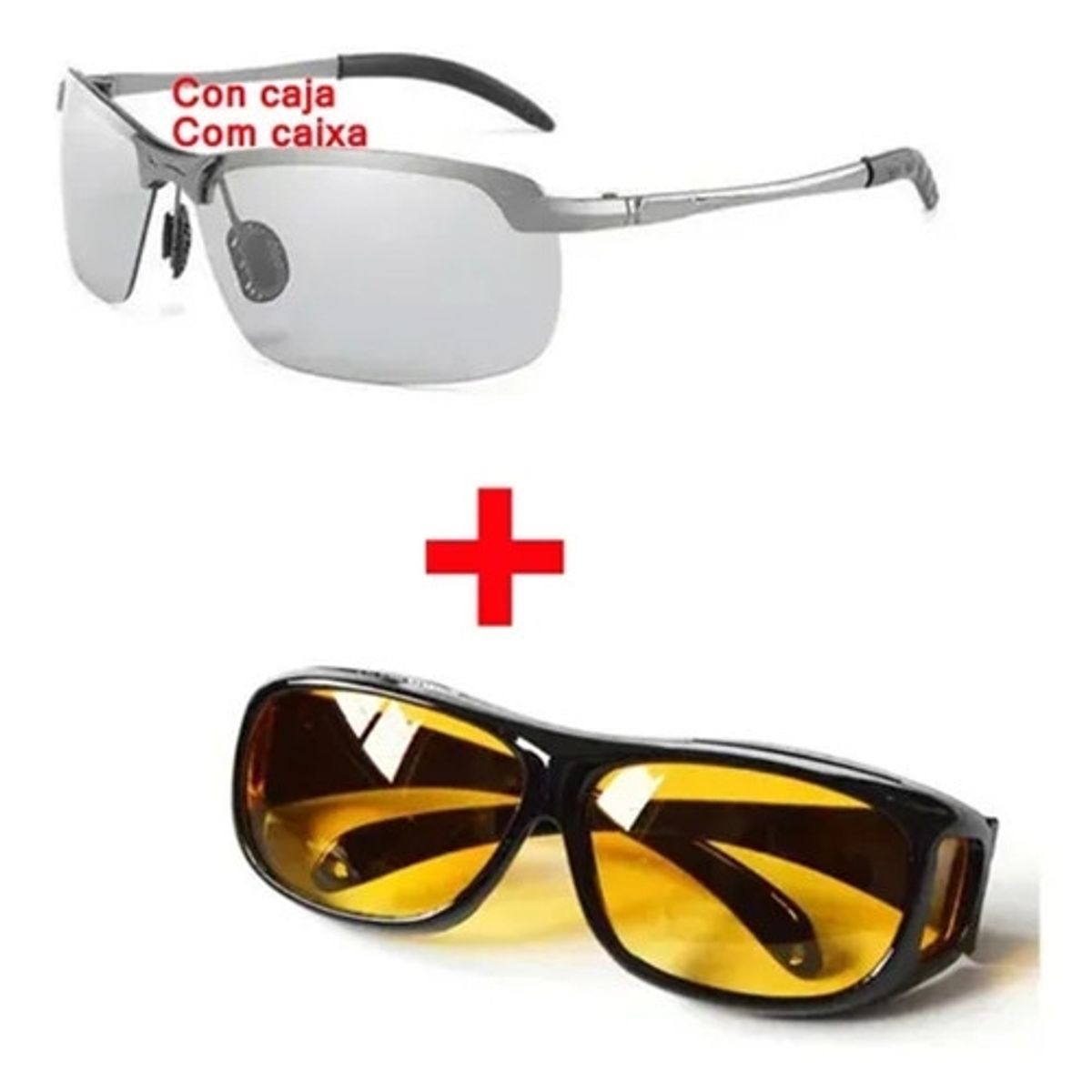 KUANGYE - Gafas De Sol De Visión Nocturna Día Y Noche