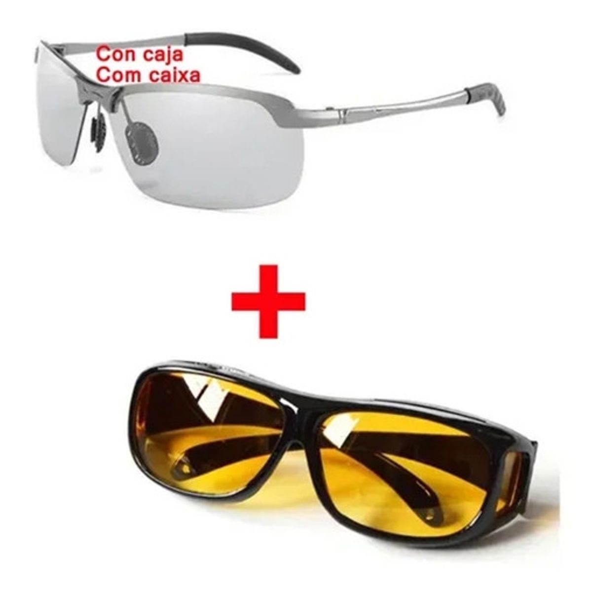 KUANGYE - Gafas De Sol De Visión Nocturna Día Y Noche