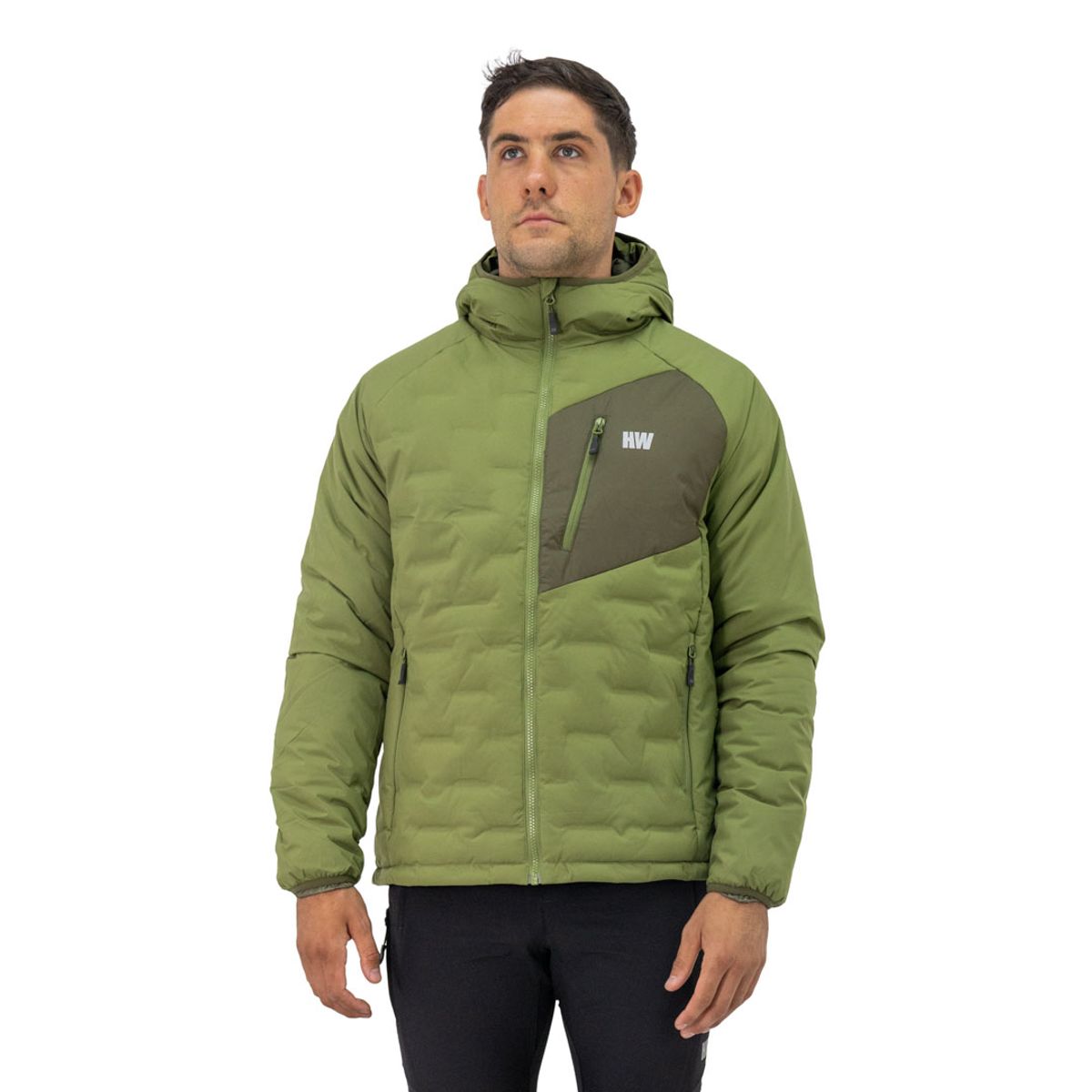 HARDWORK - Parka Insulada HW Explorer Hombre Verde Oliva