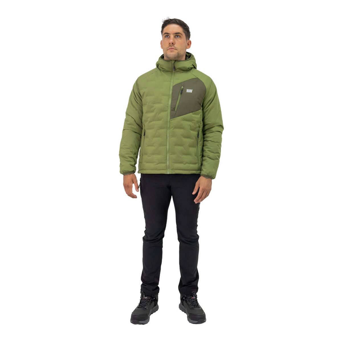 HARDWORK - Parka Insulada HW Explorer Hombre Verde Oliva