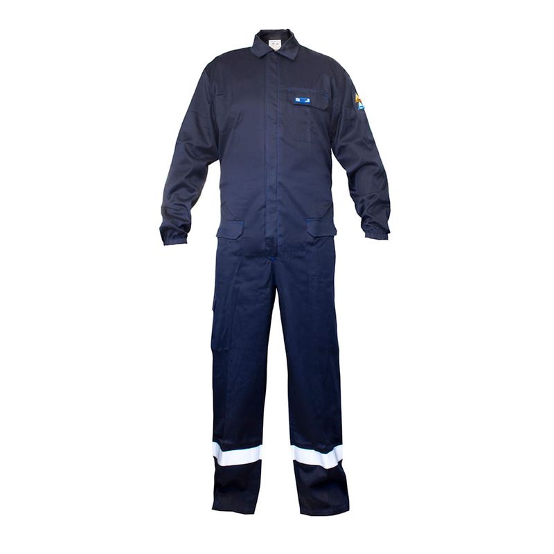 HARDWORK - Overol Marca Ignífugo Antiestático Azul Marino