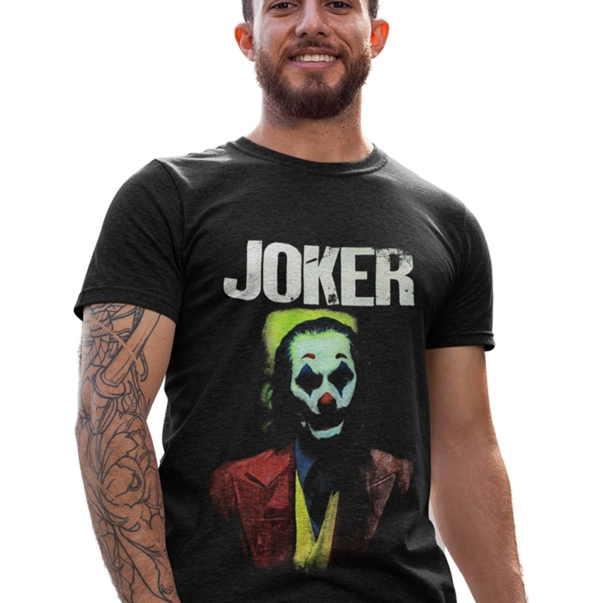 TELAESTAMPO - POLERA DC  JOKER  JOAQUIN PHOENIX