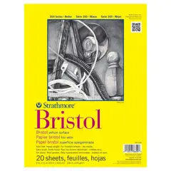 GENERICO - Block Bristol Strathmore 270gr. 22,9x30,5cm 20 hjs.