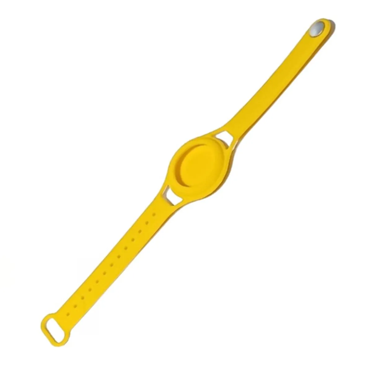 GENERICO - Collar Para Airtag Gatos Antipérdida Amarillo