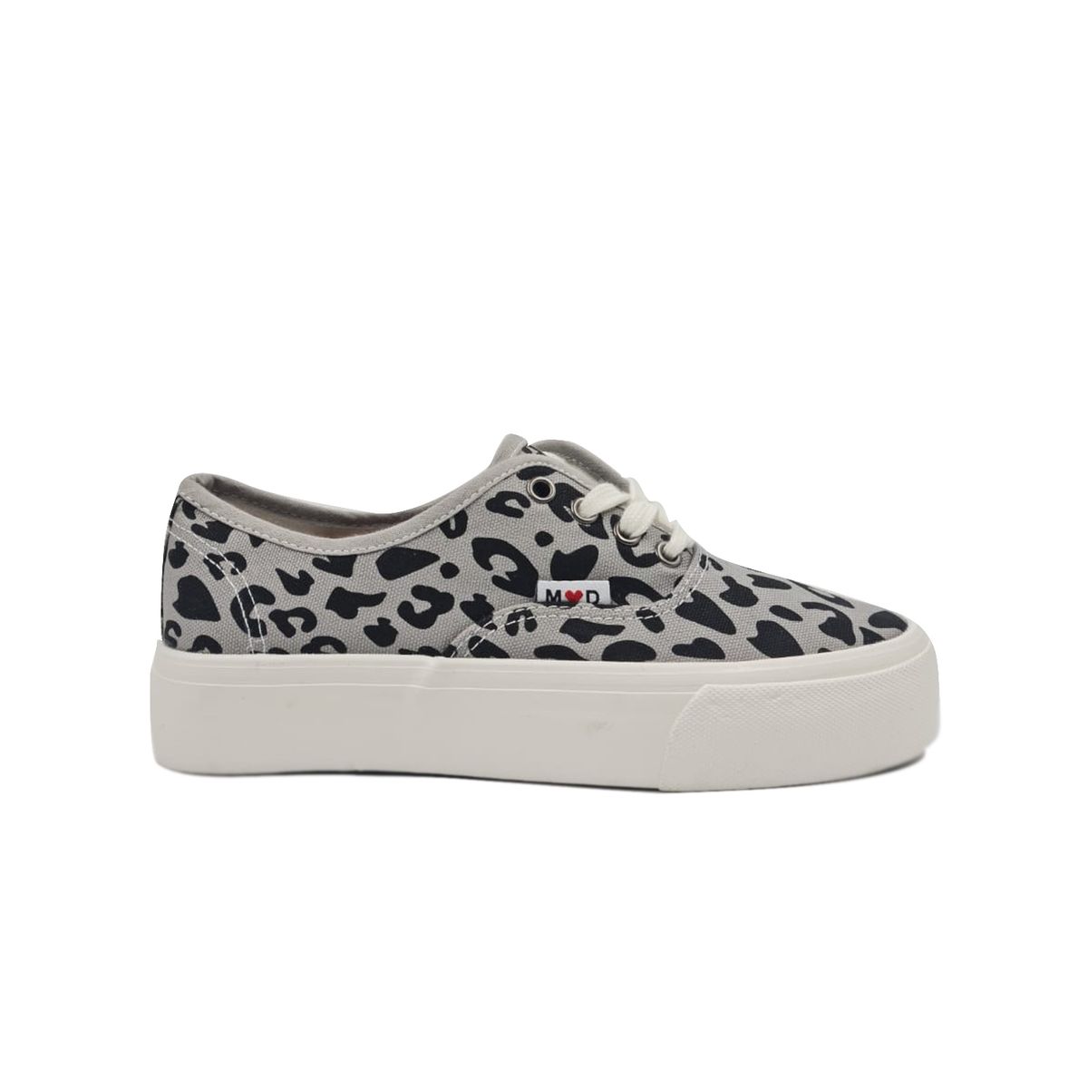 GENERICO - Zapatilla Plataforma Gris Mujer