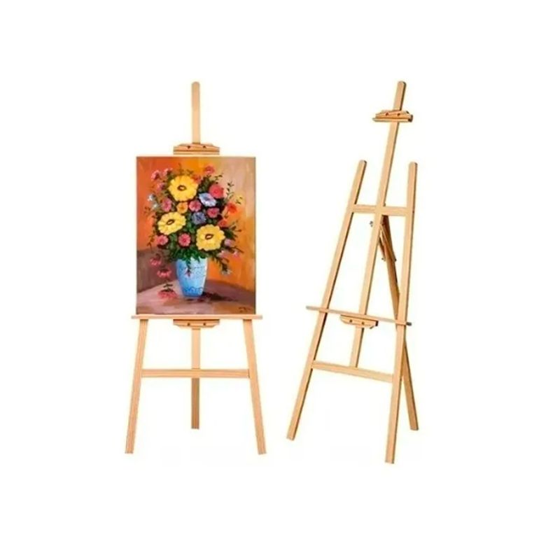 GENERICO - Atril Caballete De Pintura Artística Adaptable 1.20 Mts