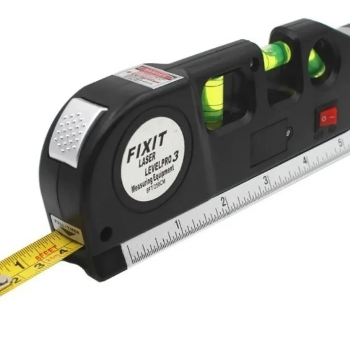 GENERICO - Cinta Métrica Nivel Láser De Línea Fixit Level Pro 25m