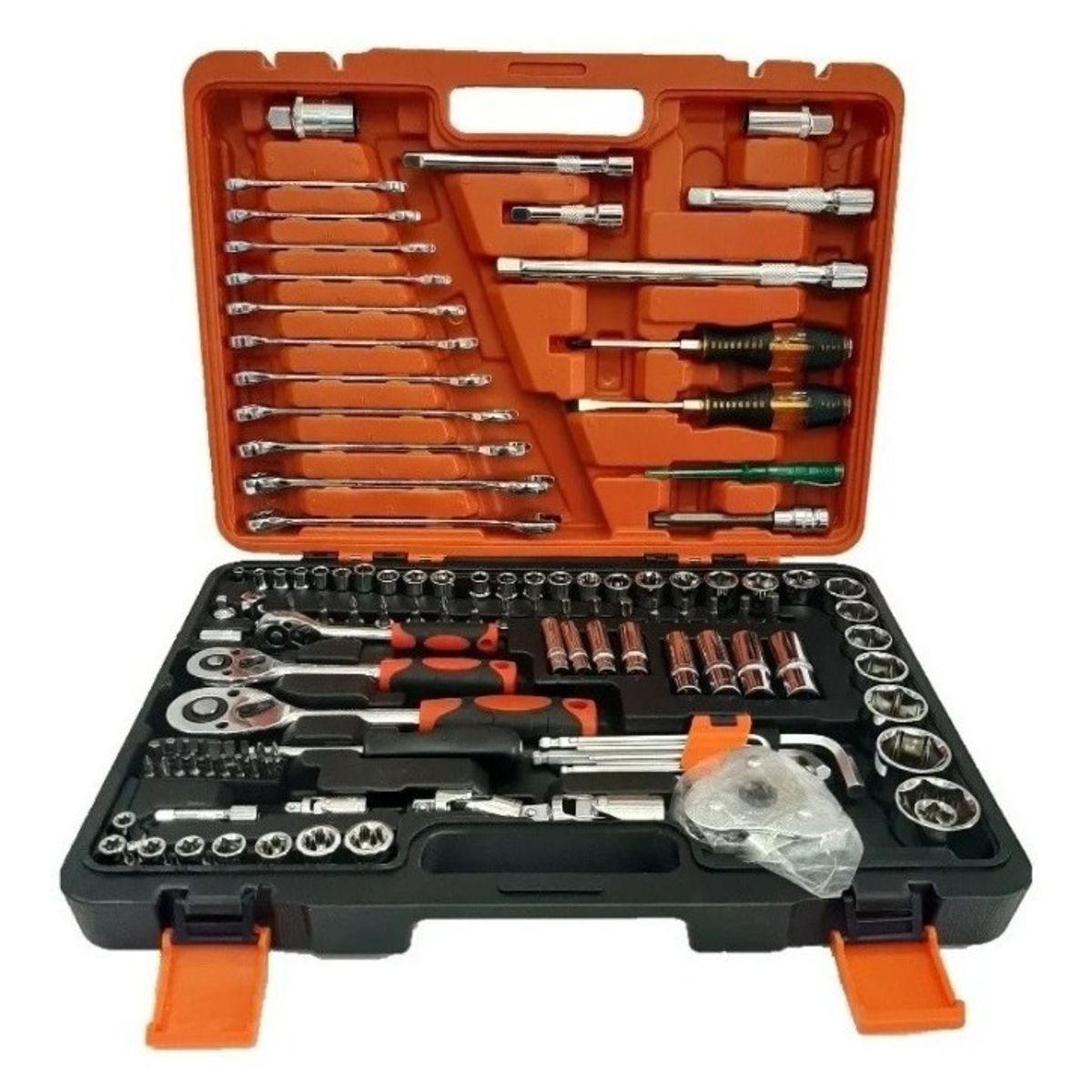 GENERICO - Caja De Herramientas Dados Y Llaves 121 Piezas Nuevas