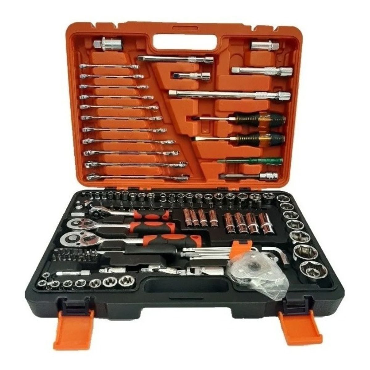 GENERICO - Caja De Herramientas Dados Y Llaves 121 Piezas Nuevas