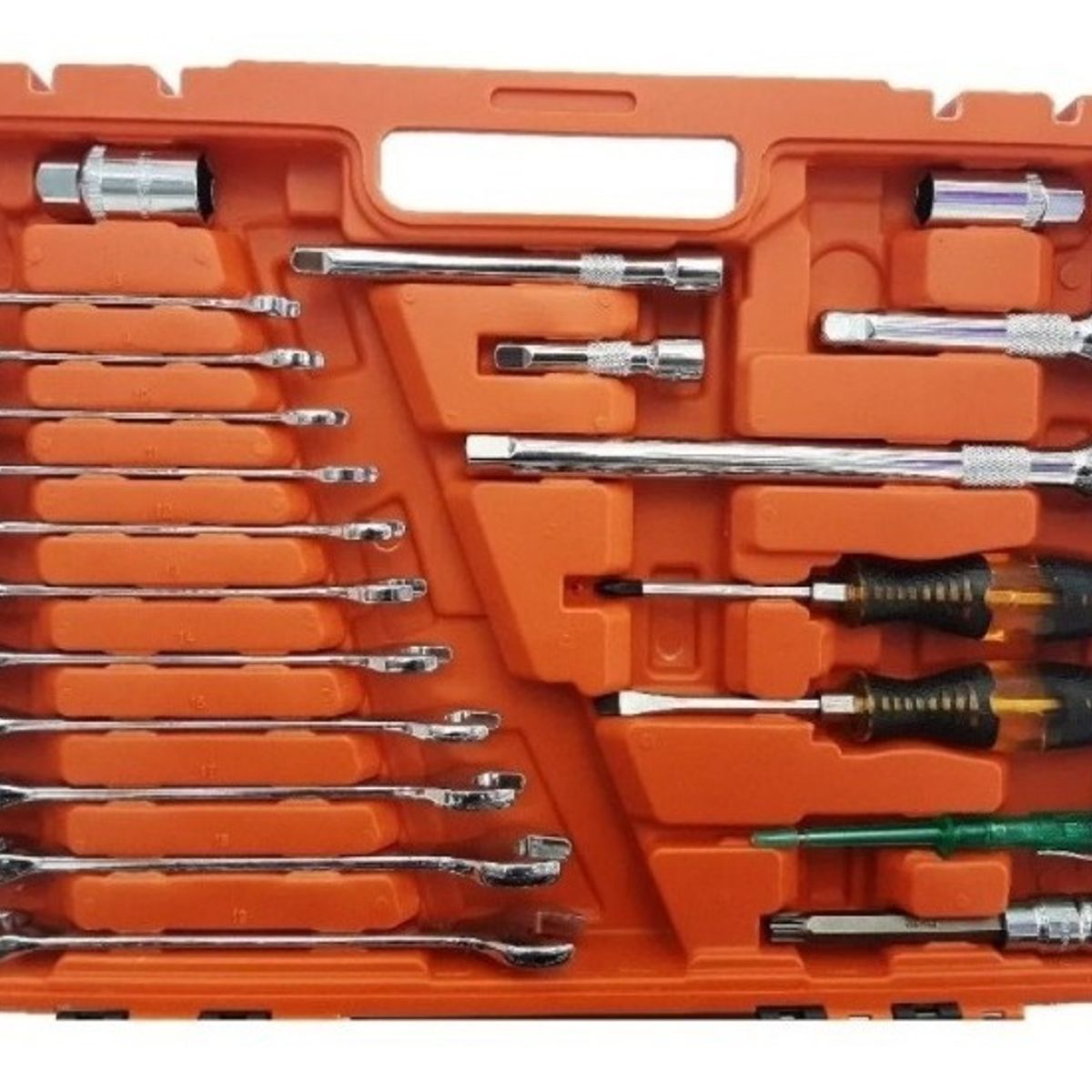 GENERICO - Caja De Herramientas Dados Y Llaves 121 Piezas Nuevas