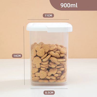 Imagen 2 del producto 4 Contenedores Alimentos frascos comida 0.9 Lt. 2444 Blanco.