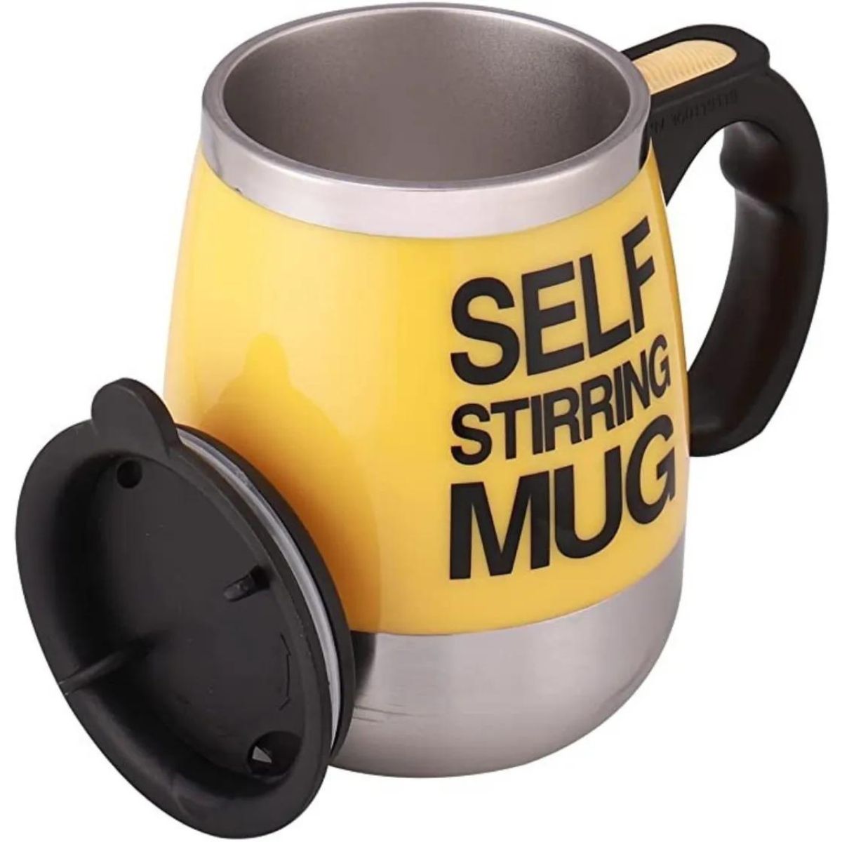 BELIDASHOP - Taza Autoagitación Magnética Acero Inoxidable Premium