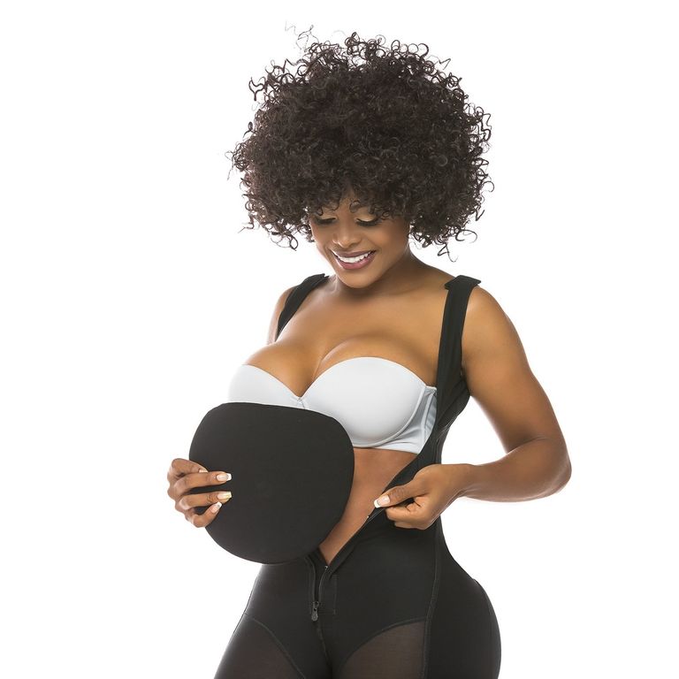 Tabla Abdominal Colombiana para fajas 2507 Negro TALLA UNICA