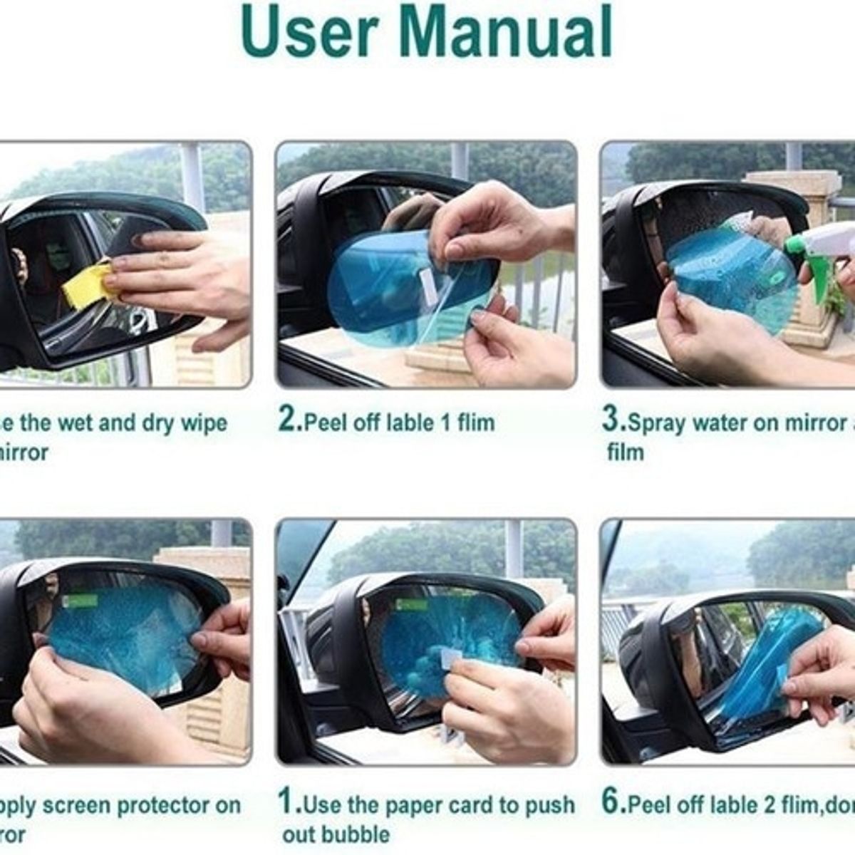 UNIVERSAL - LAMINA ANTI-LLUVIA OVALADA UTO