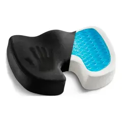 UNIVERSAL - Cojín Lumbar Premium Gel Viscoelástico Coxis Asiento Silla