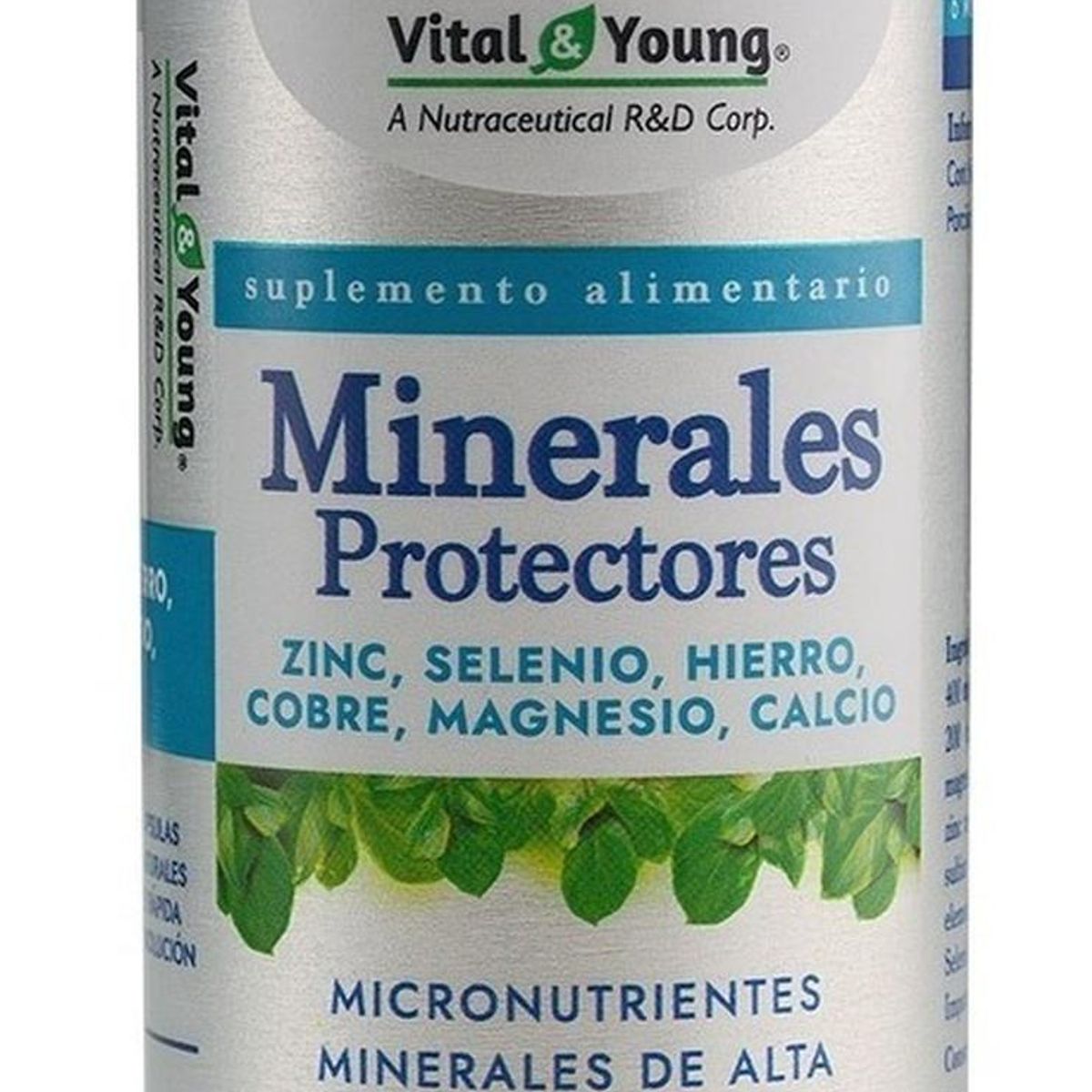 VITAL AND YOUNG - Suplemento De Minerales - Calcio, Hierro, Magnesio Y Más!