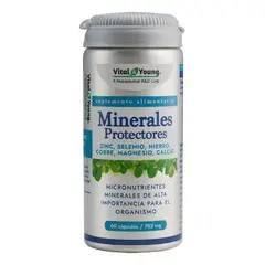 VITAL AND YOUNG - Suplemento De Minerales - Calcio, Hierro, Magnesio Y Más!