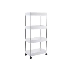 GENERICO - Estante Mueble Organizador Baño Cocina Con Ruedas 4 Niveles
