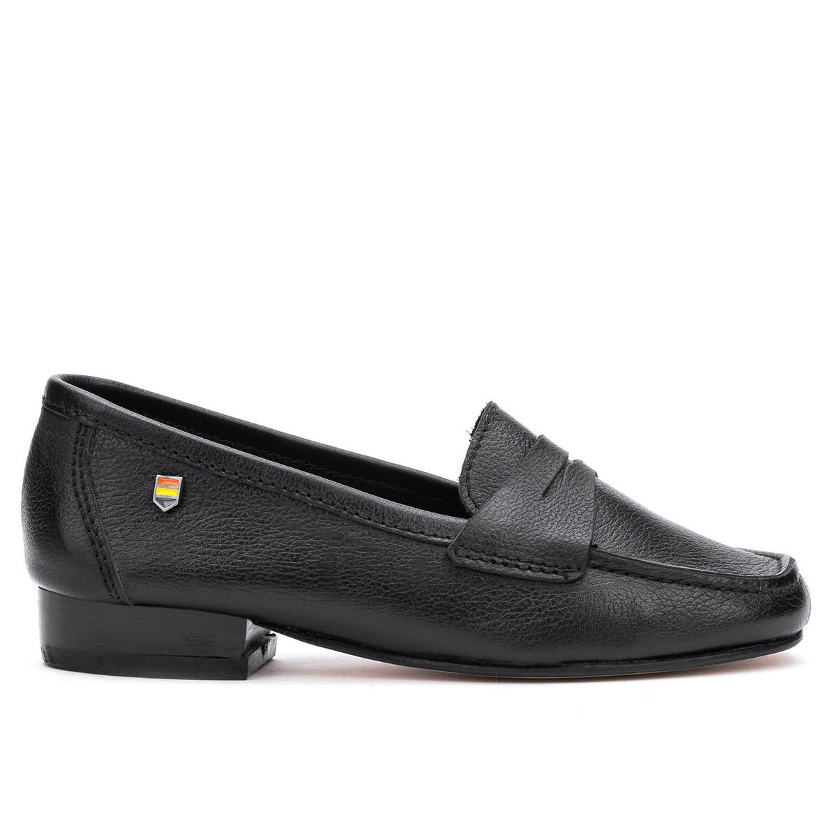 ACHA - Mocasín Cuero Ficus Negro Acha