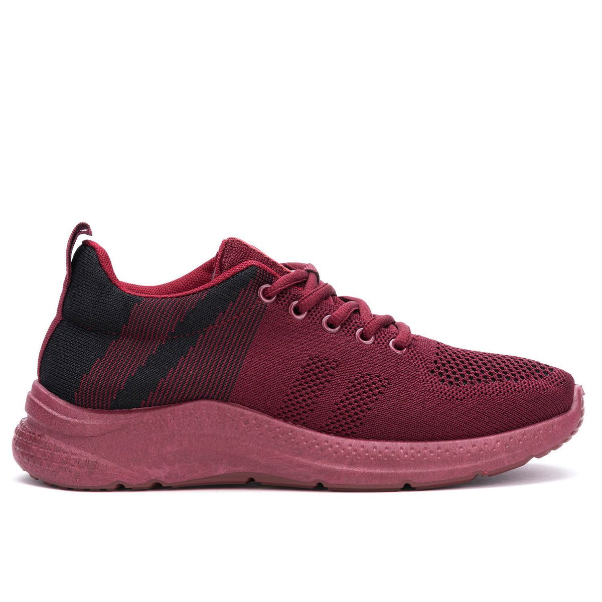 CHANCLETA - Zapatilla Mujer Rojo Oscuro Mila Chancleta