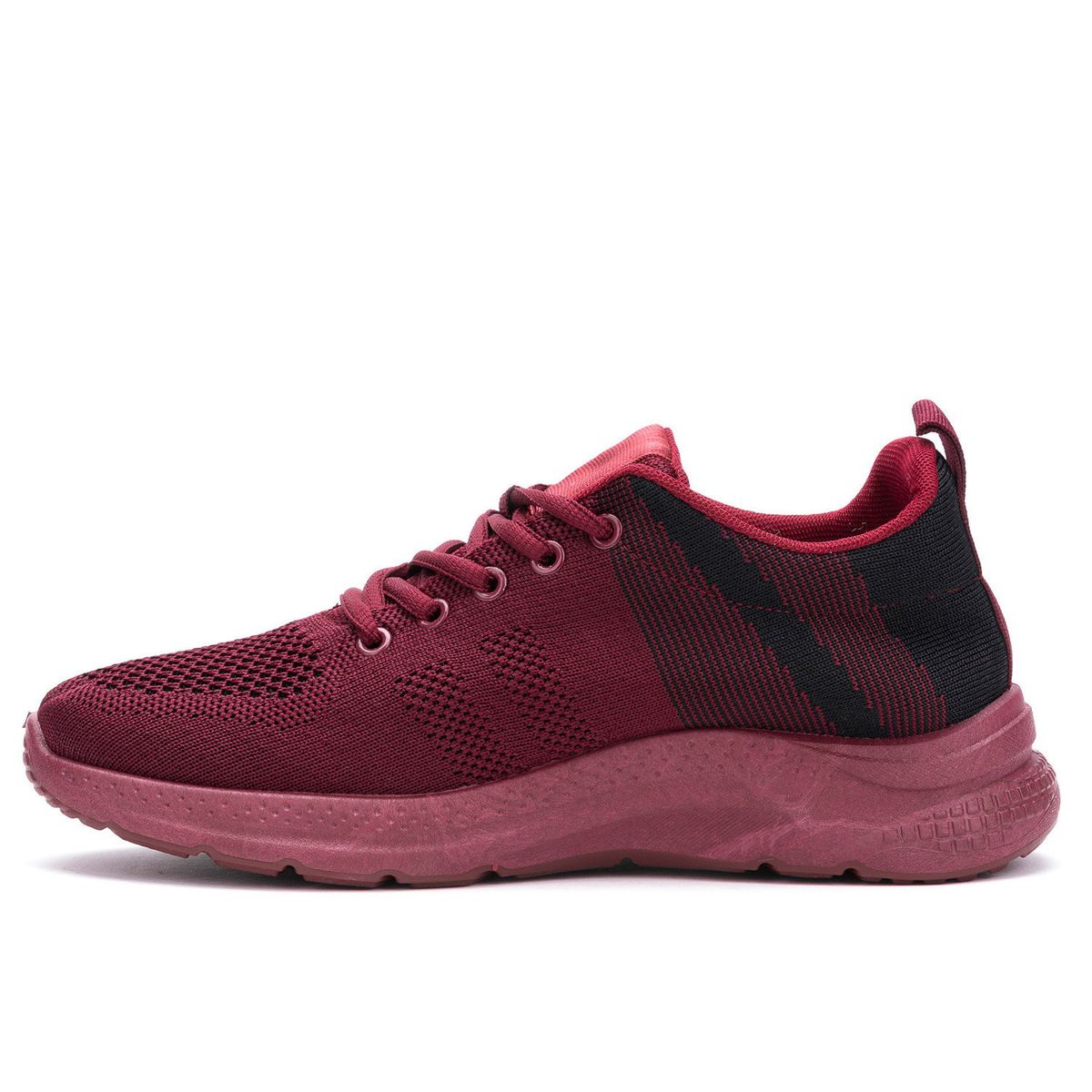 CHANCLETA - Zapatilla Mujer Rojo Oscuro Mila Chancleta