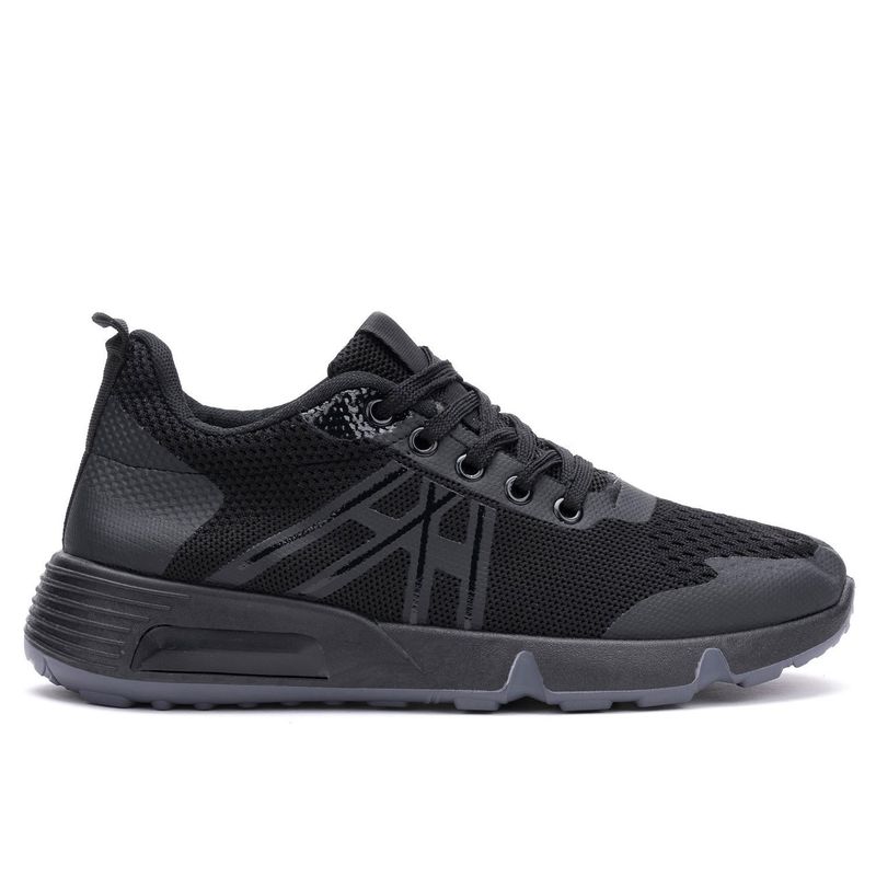 CHANCLETA - Zapatilla Mujer Negro Nerva Chancleta