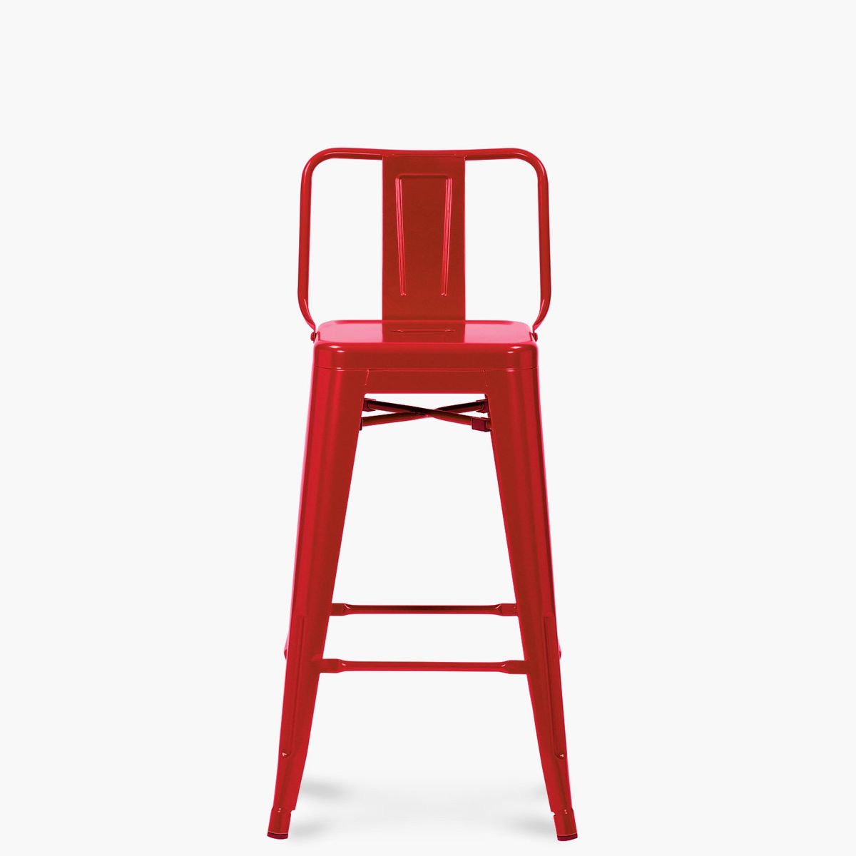 FORM DESIGN - Taburete Medio 67 Tolix c/resp Rojo Form