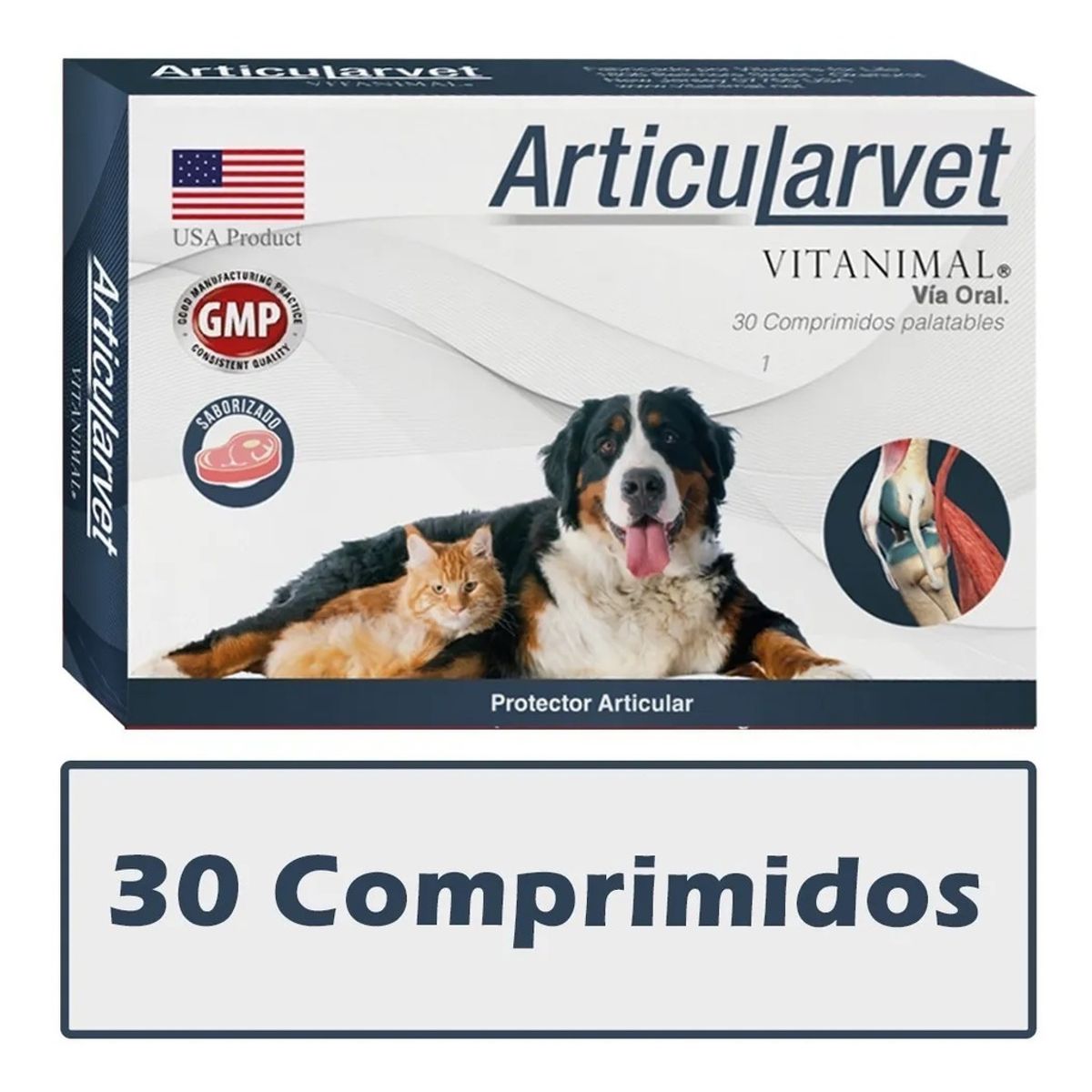 GENERICO - Articularvet Vitanimal Suplemento Perros Y Gatos 30 Comps