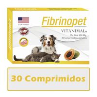 Fibrinopet Vitanimal Suplemento Perros Y Gatos 30 Comprimido